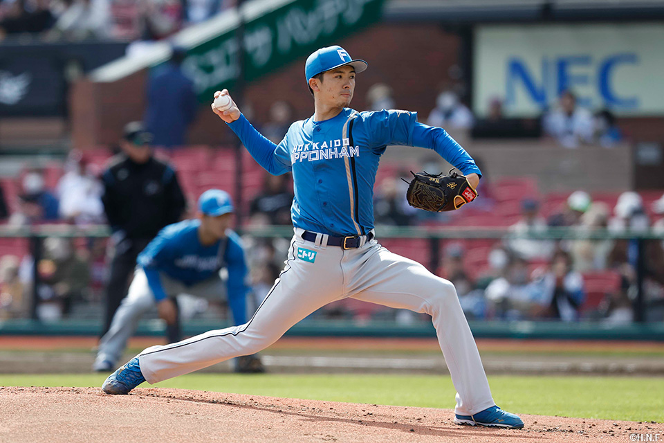 先発の上沢投手02