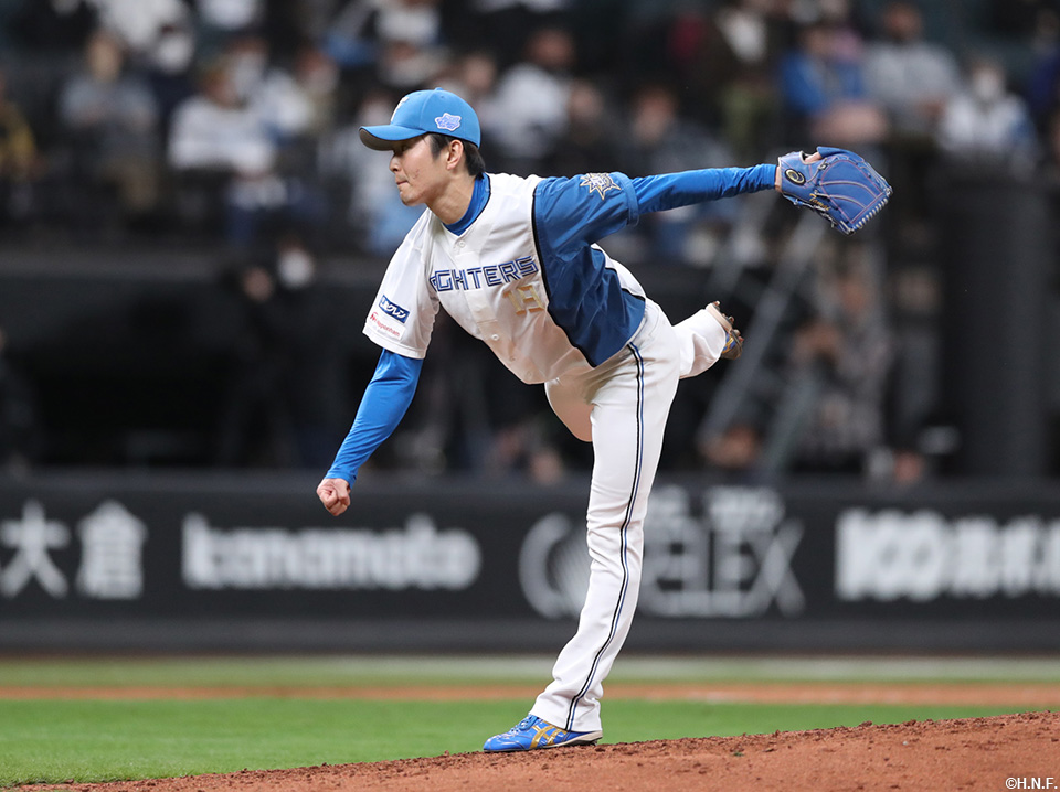 5回、二番手の玉井投手01