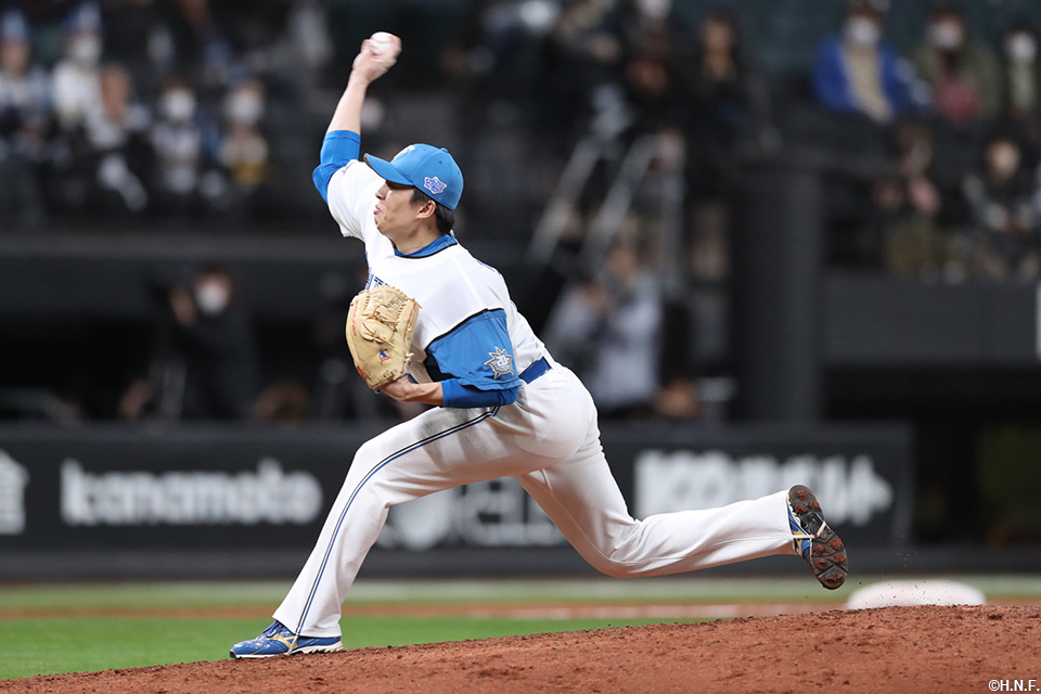 9回、五番手の田中正投手