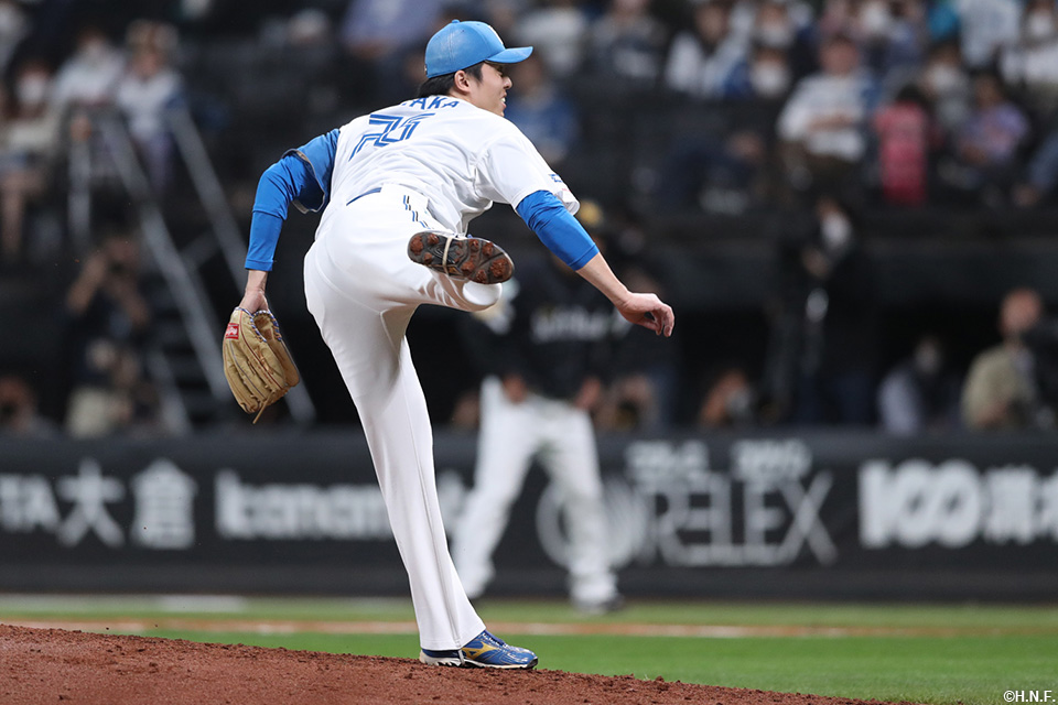 9回、四番手の田中正投手