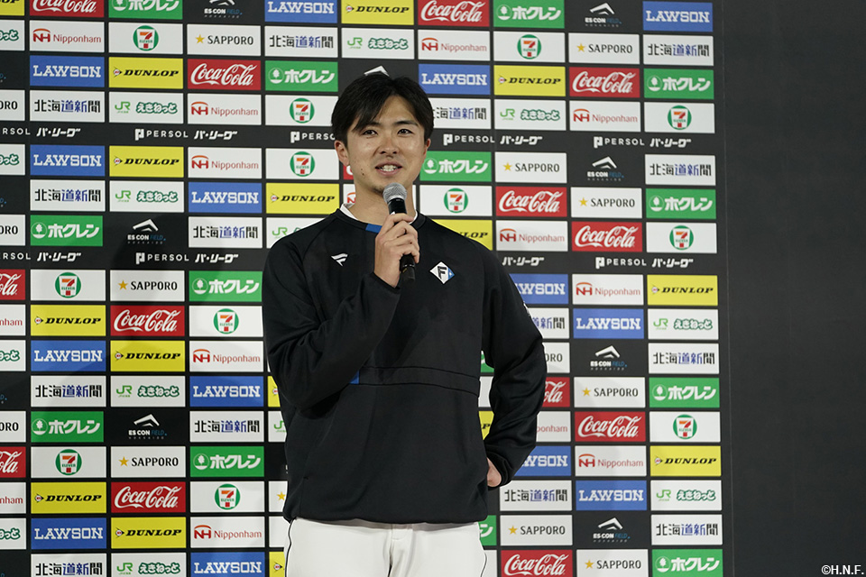 ヒーローの上沢投手