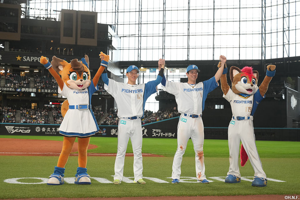 今日のヒーロー、矢澤選手と松本剛選手