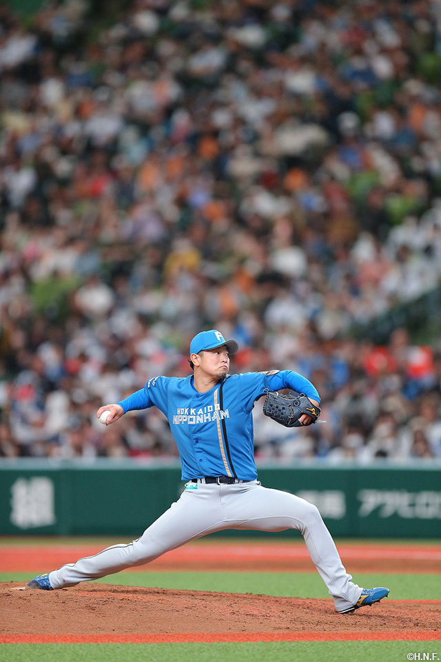 6回、二番手の池田投手