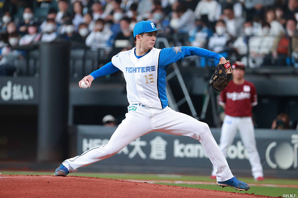 先発の上沢投手