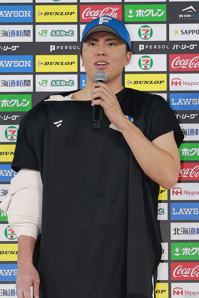 ヒーローの田中正投手