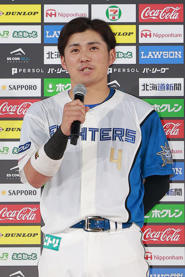 ヒーローの上川畑選手