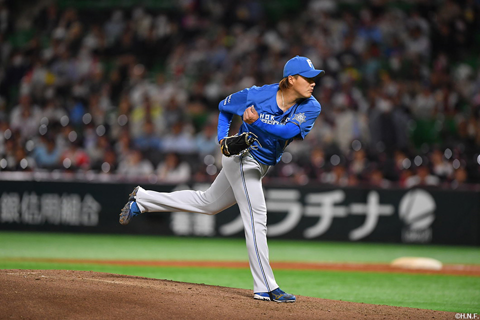 5回、二番手の齋藤綱投手