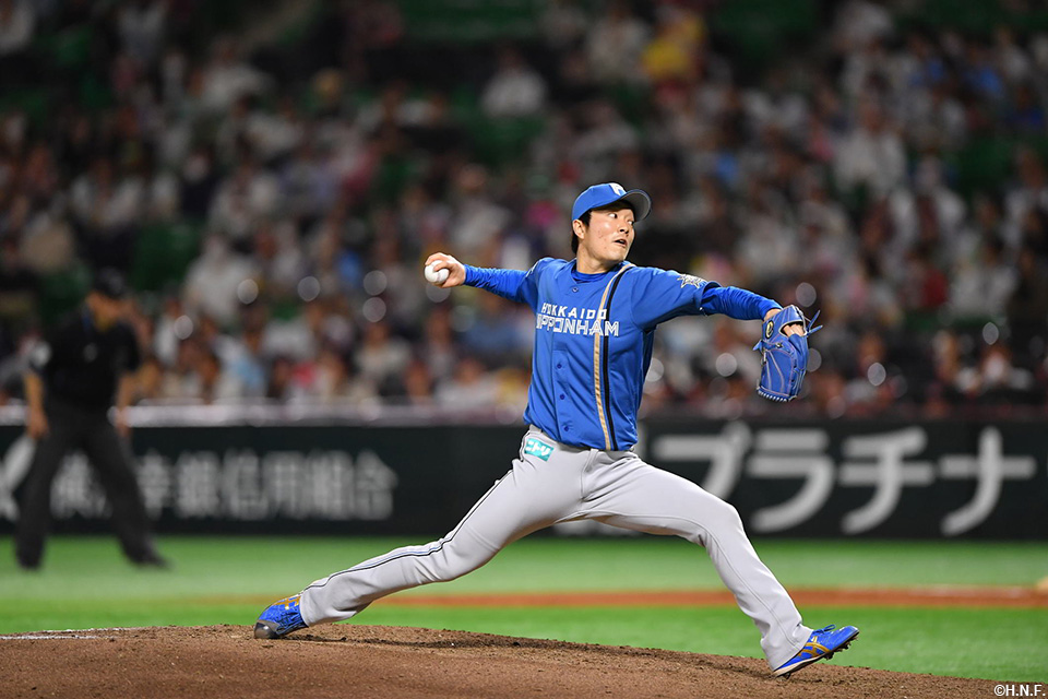 8回、四番手の玉井投手