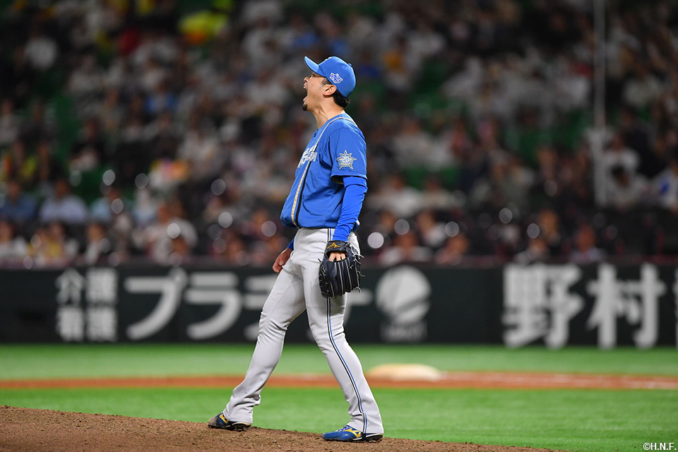 9回、五番手の池田投手