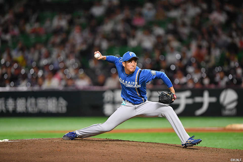 6回、三番手の宮内投手