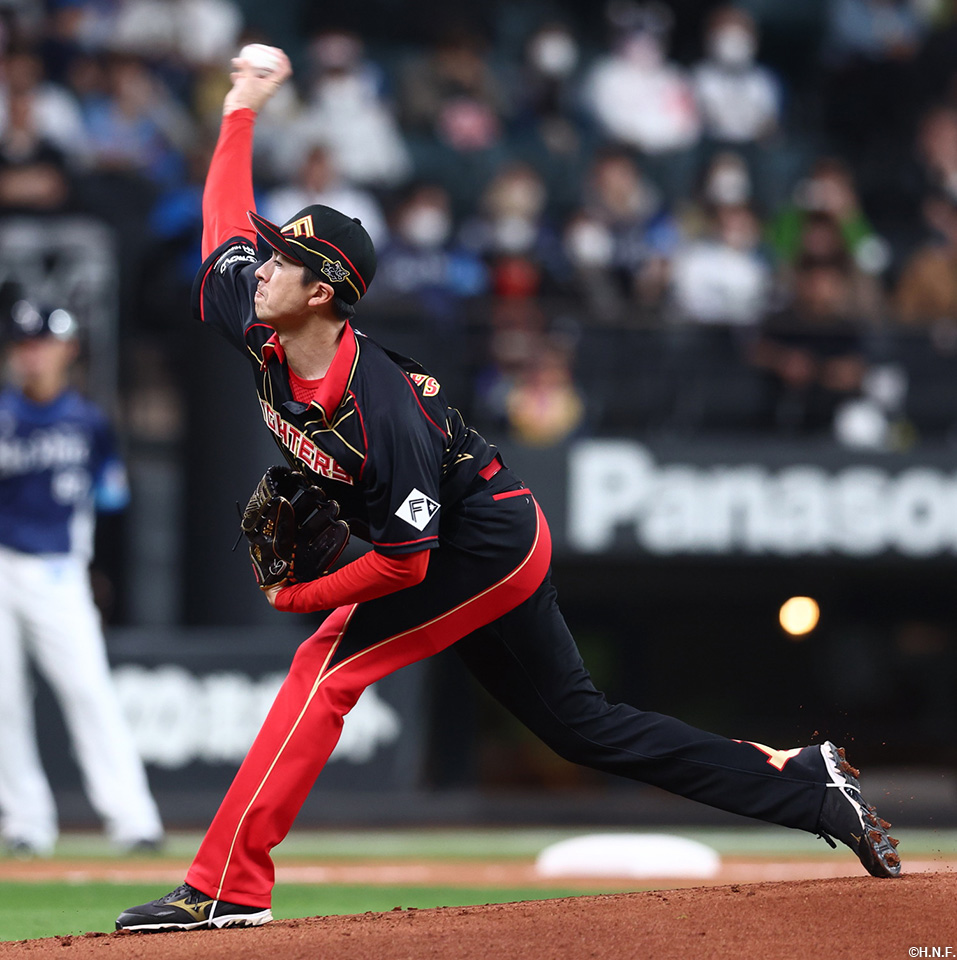 先発の上沢投手