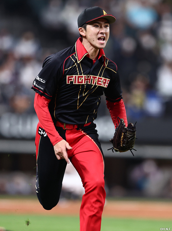 8回表の上沢投手01