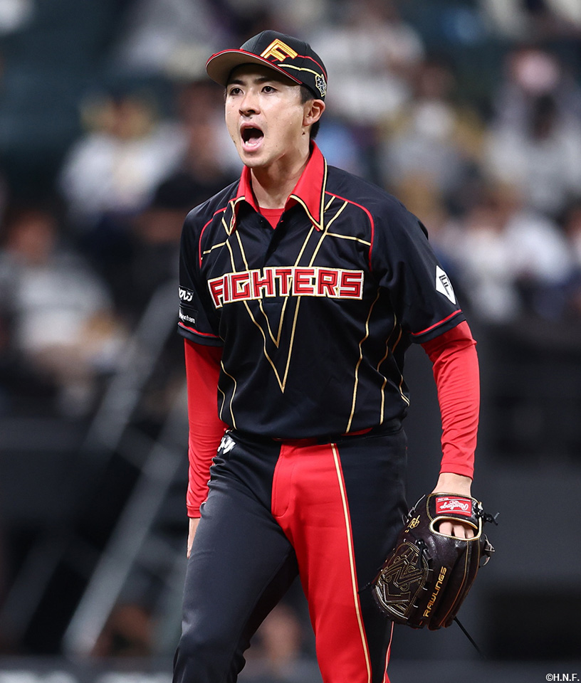 8回表の上沢投手02