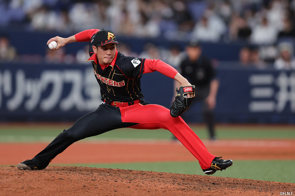 5回裏、三番手の宮内投手