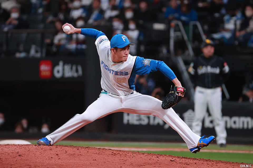 8回、五番手の宮内投手