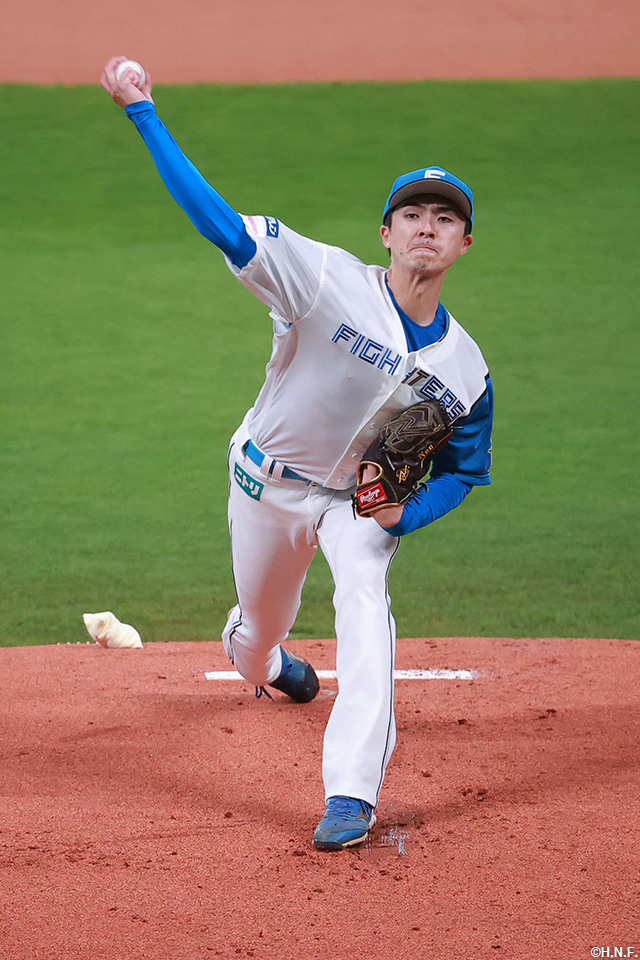 先発の上沢投手02