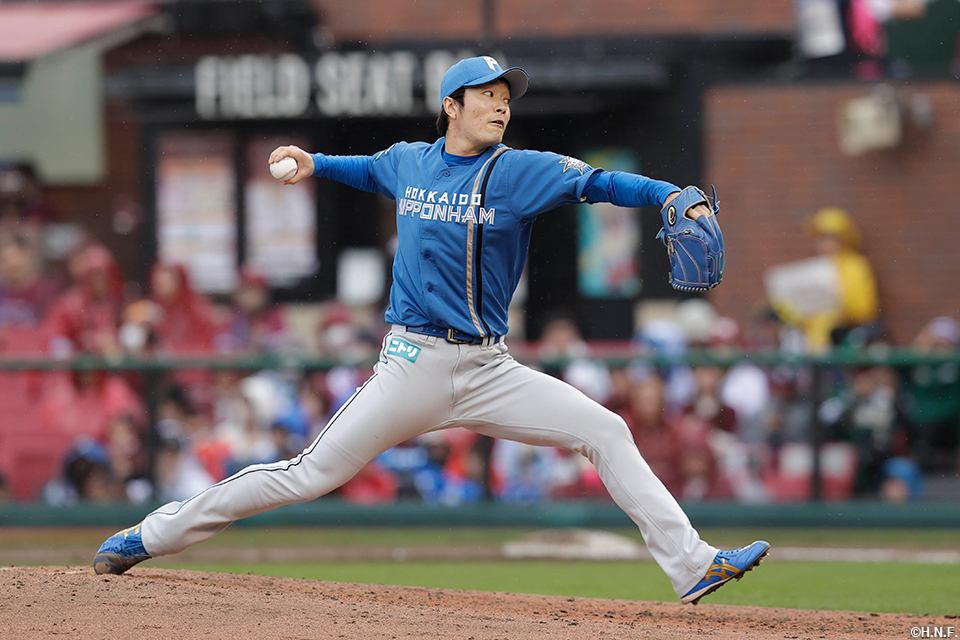 8回、3番手の玉井投手