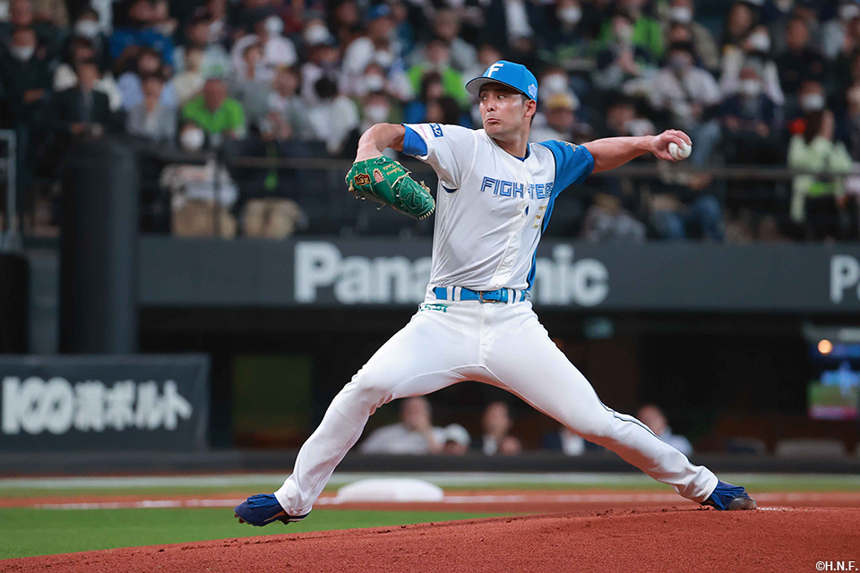 先発の上原投手