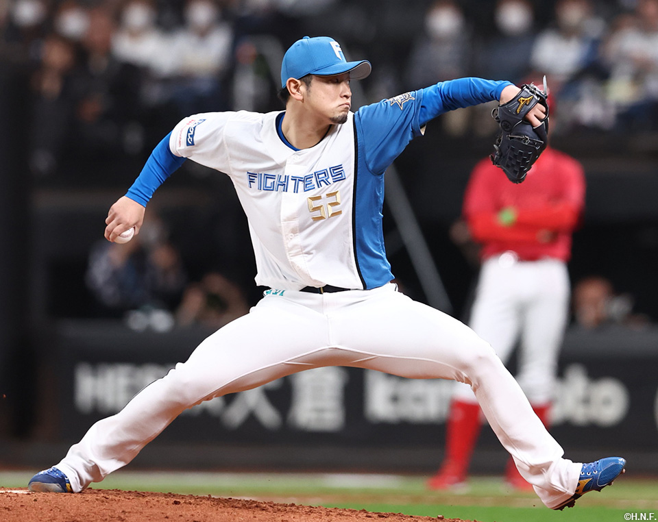 7回、二番手の池田投手