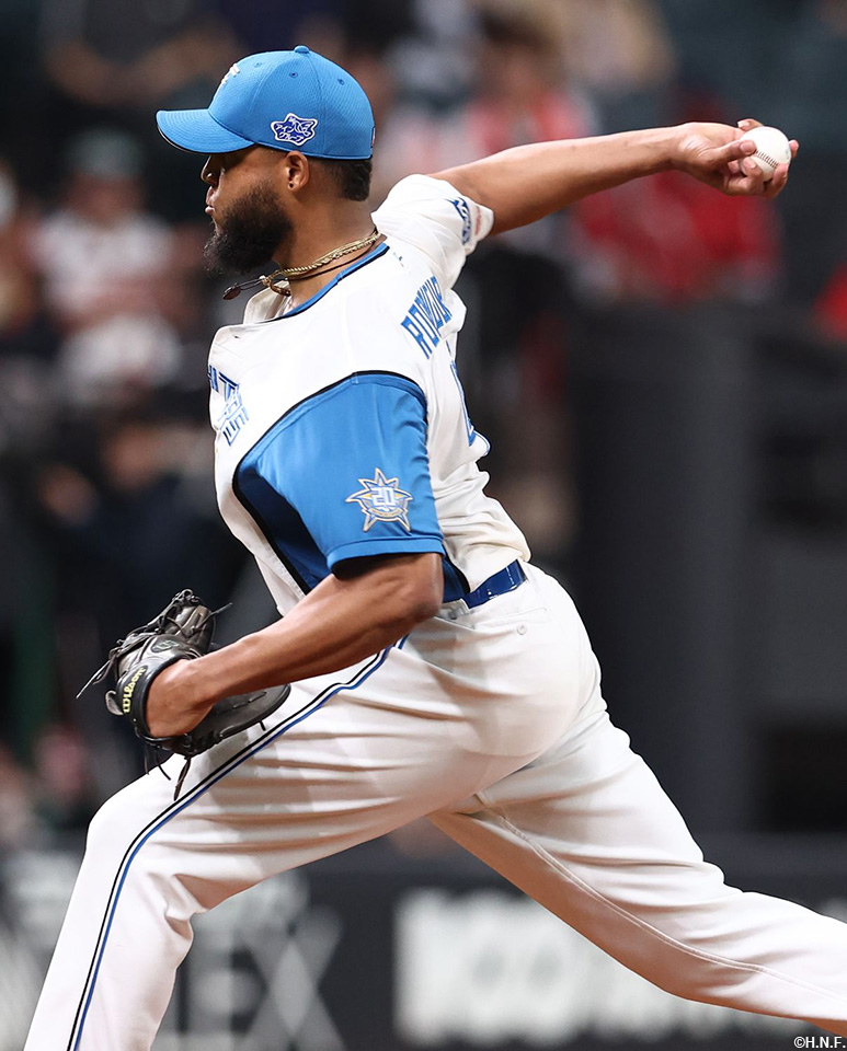 9回、二番手のロドリゲス投手