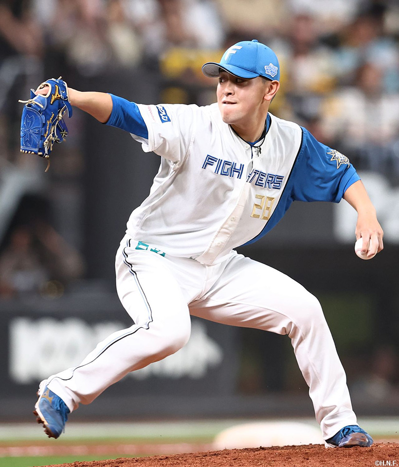 7回、二番手の河野投手