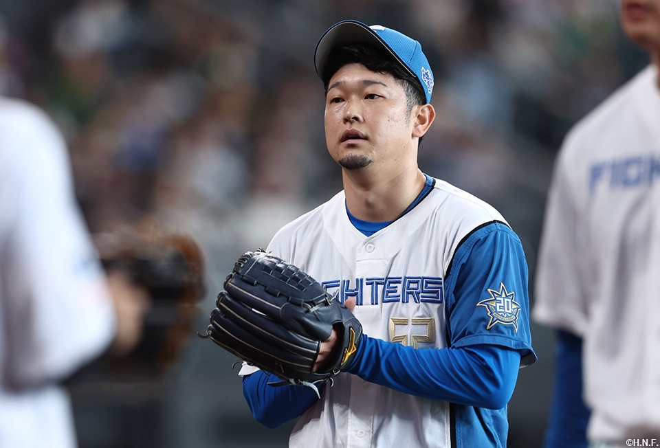 9回表を抑えた池田投手