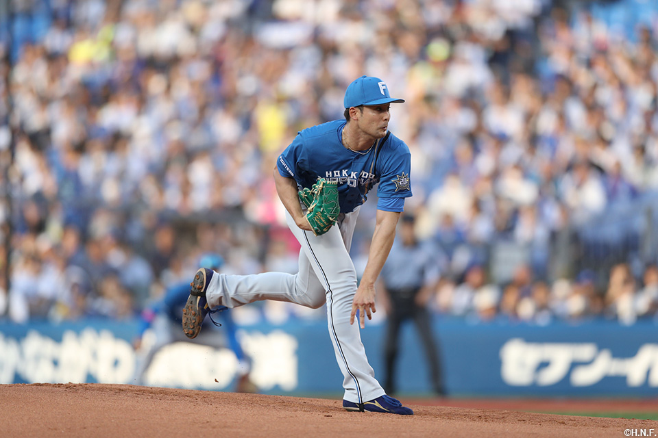 先発の上原投手