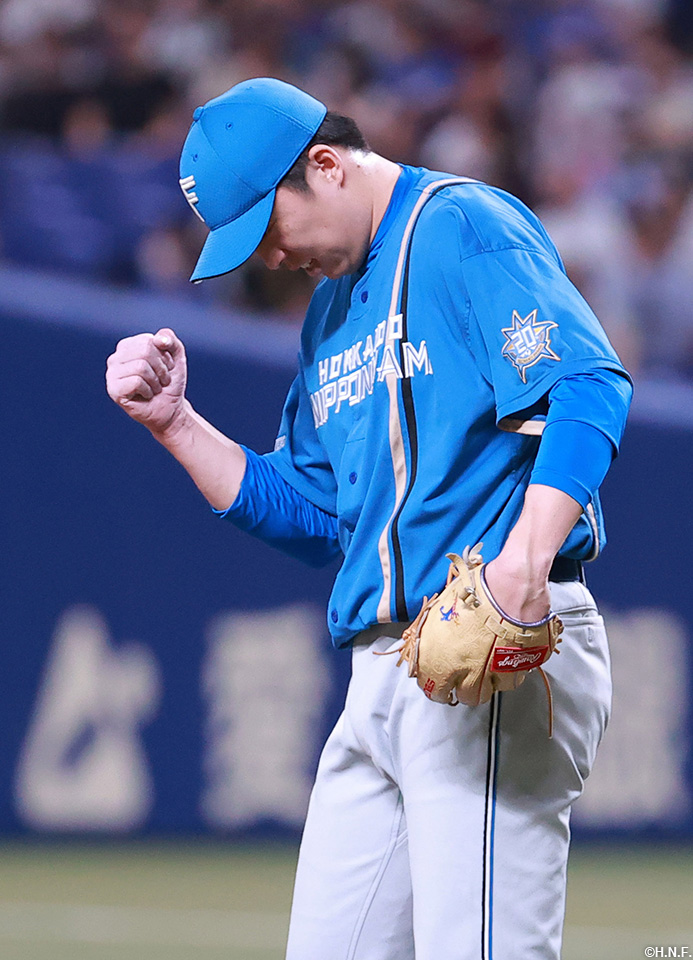 9回、二番手の田中正投手