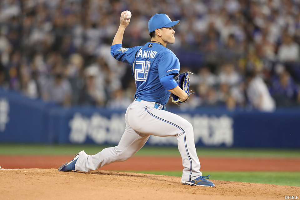 7回、三番手の河野投手