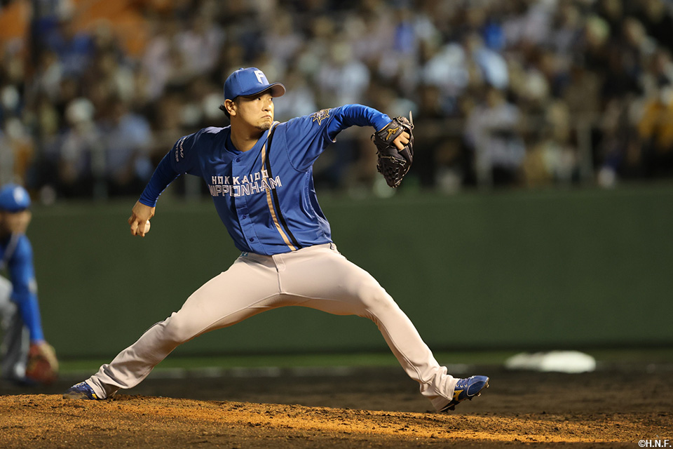 8回、二番手の池田投手