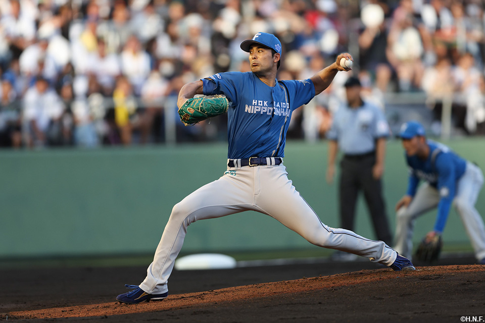 先発の上原投手