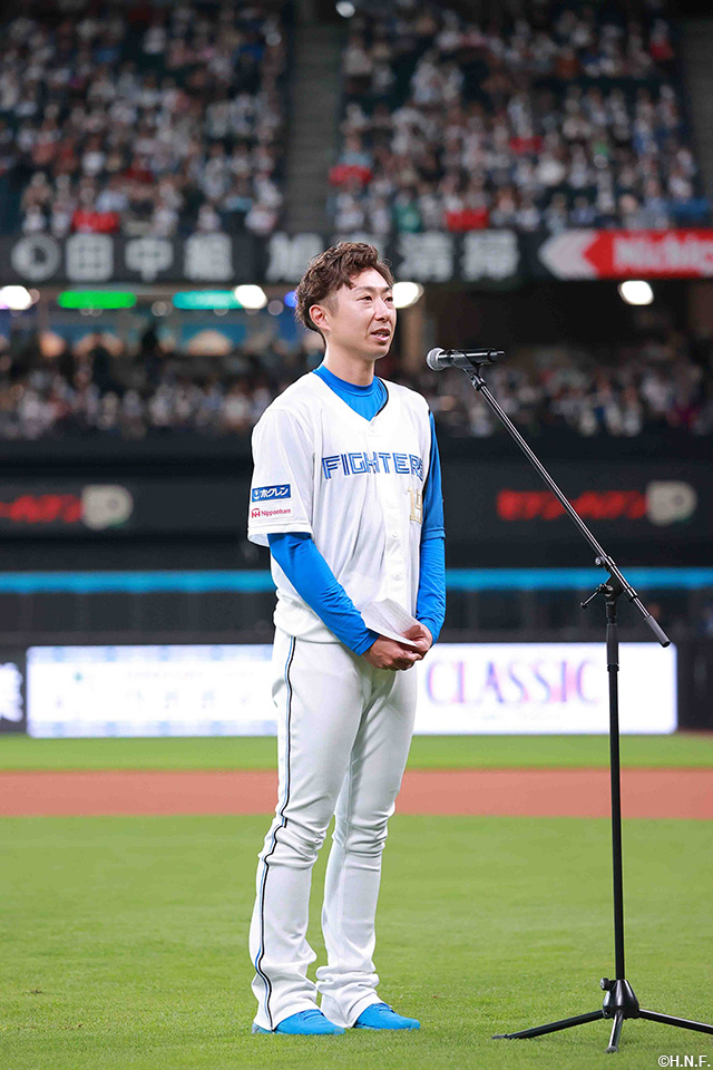 金子千尋投手引退セレモニー12