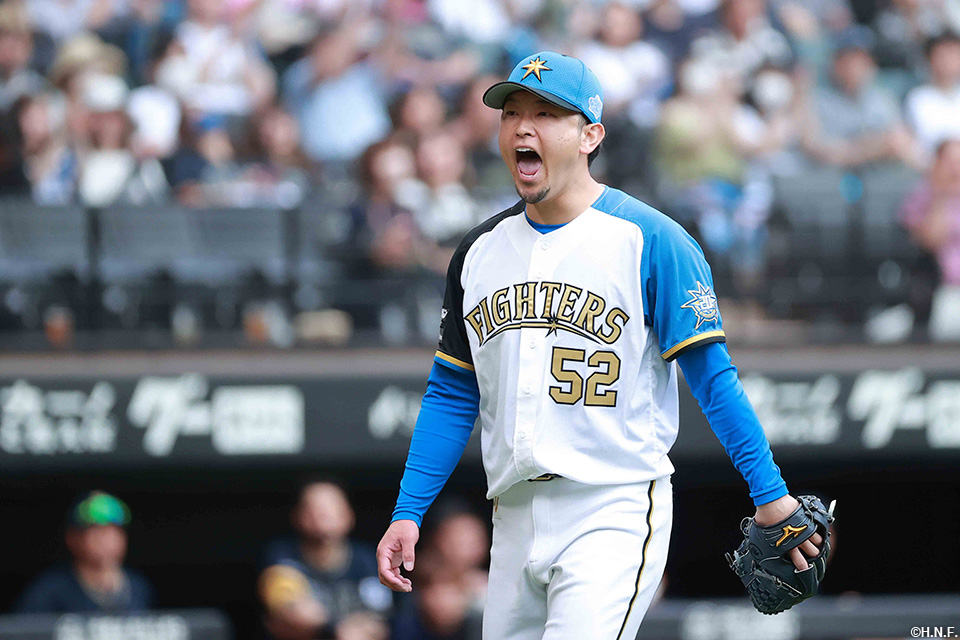 8回、四番手の池田投手