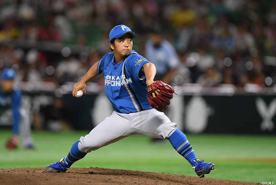 5回、三番手の山本拓投手