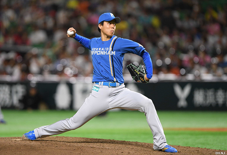 7回、四番手の杉浦投手