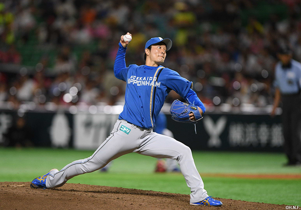 8回、五番手の玉井投手