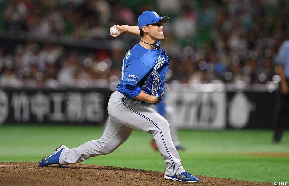 8回、二番手の河野投手