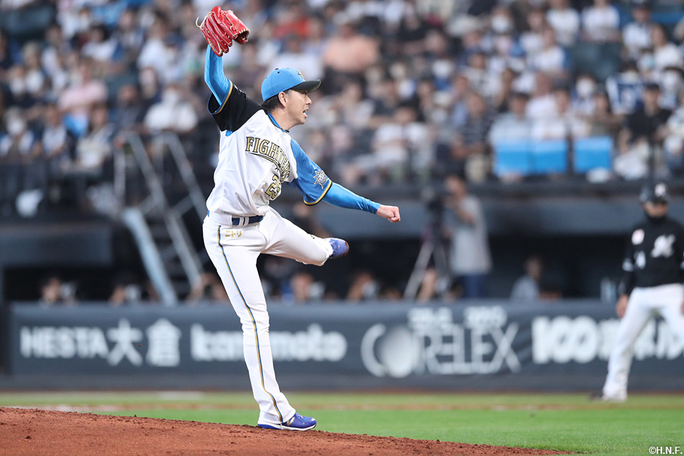 7回、二番手の宮西投手