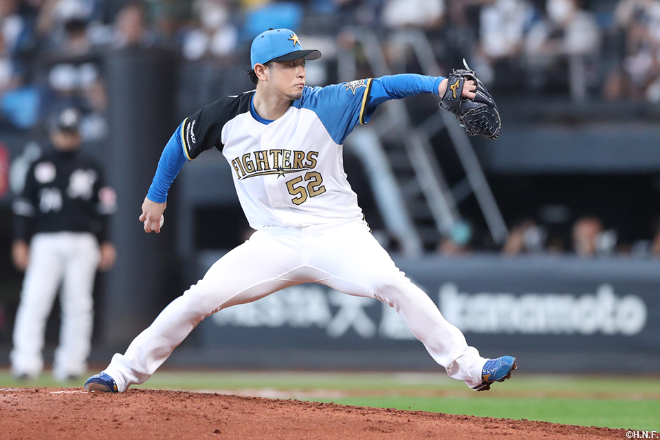 8回、四番手の池田投手