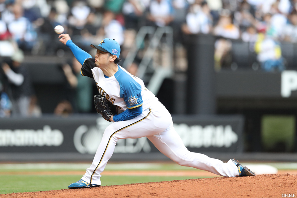 8回、四番手の池田投手