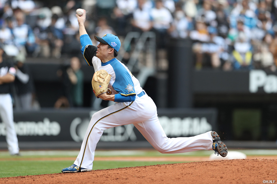 9回、五番手の田中正投手