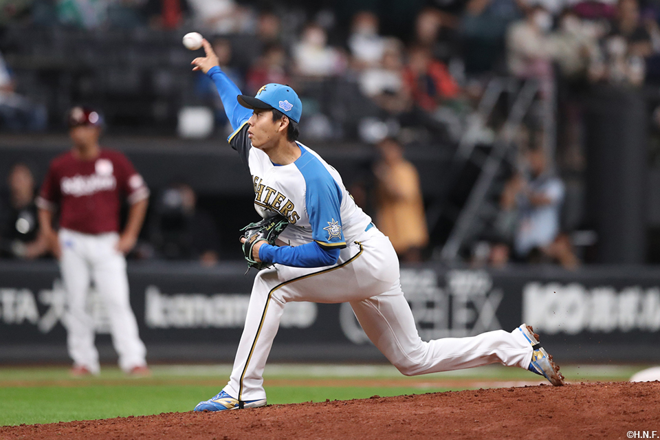 7回、三番手の杉浦投手