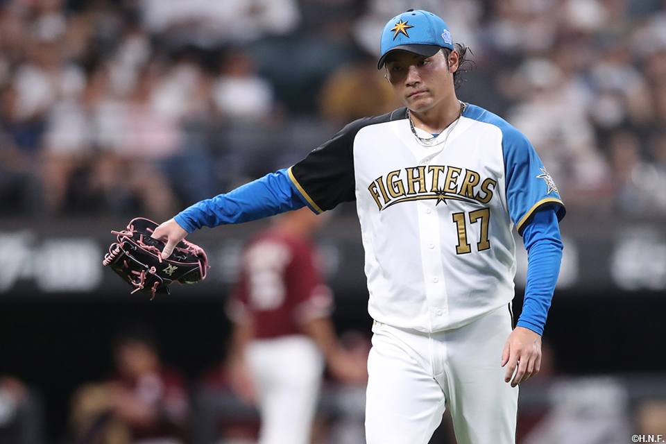 5回表、勝ち越しを許してしまった伊藤投手