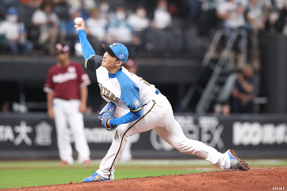 8回、二番手の玉井投手