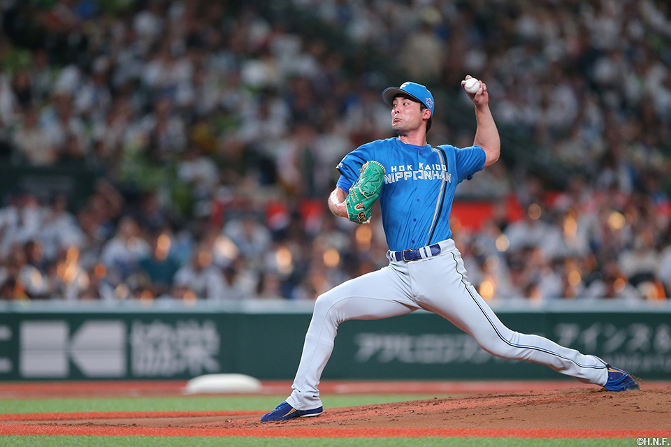 先発の上原投手