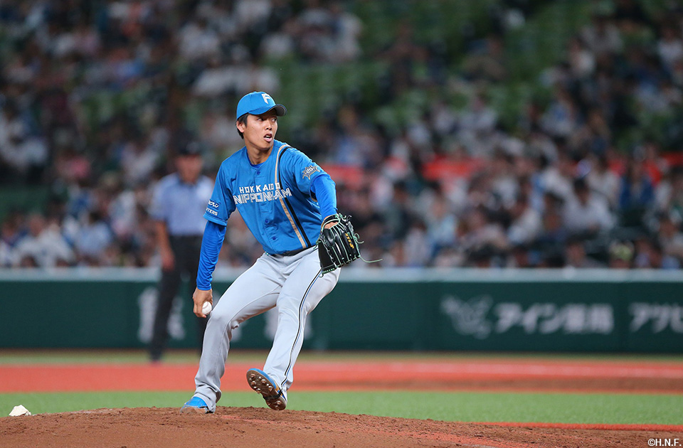 8回、五番手の杉浦投手