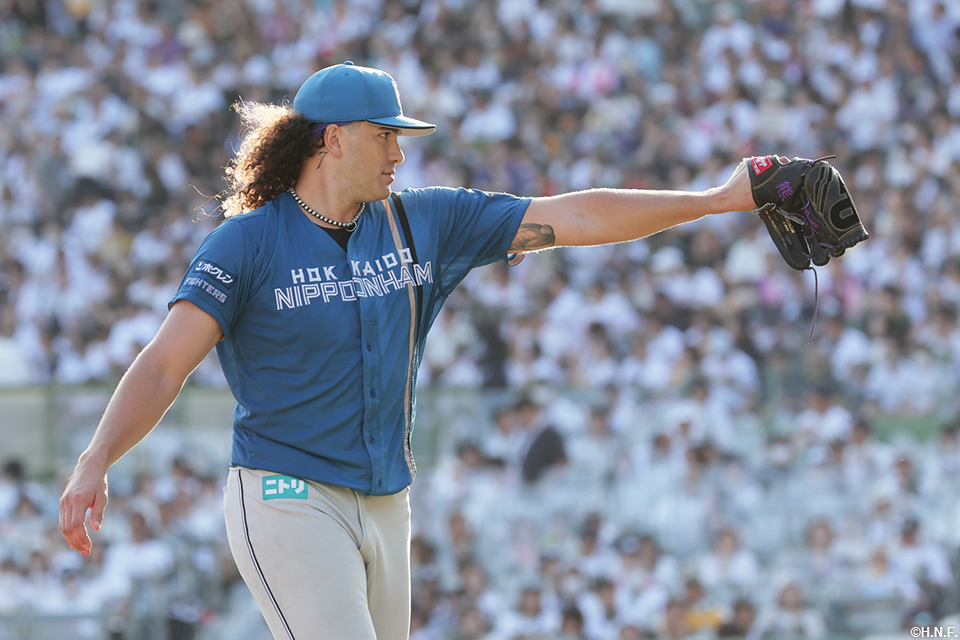 5回裏を抑えたポンセ投手