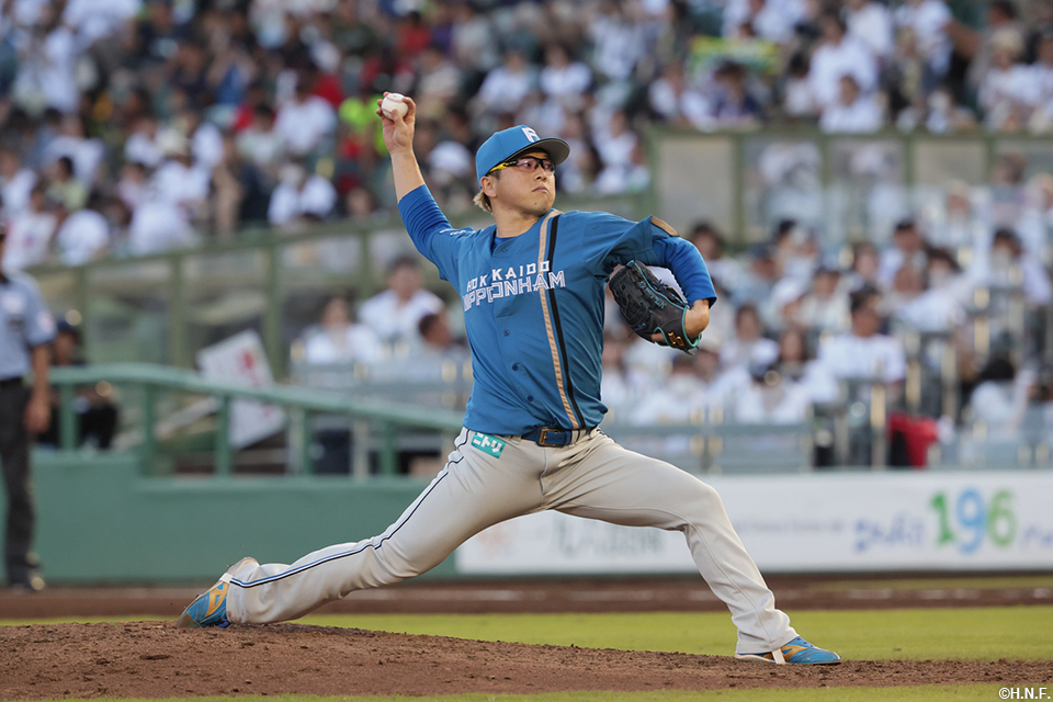 8回、四番手の生田目投手