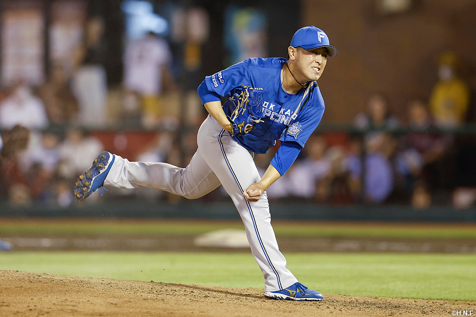 7回、二番手の河野投手