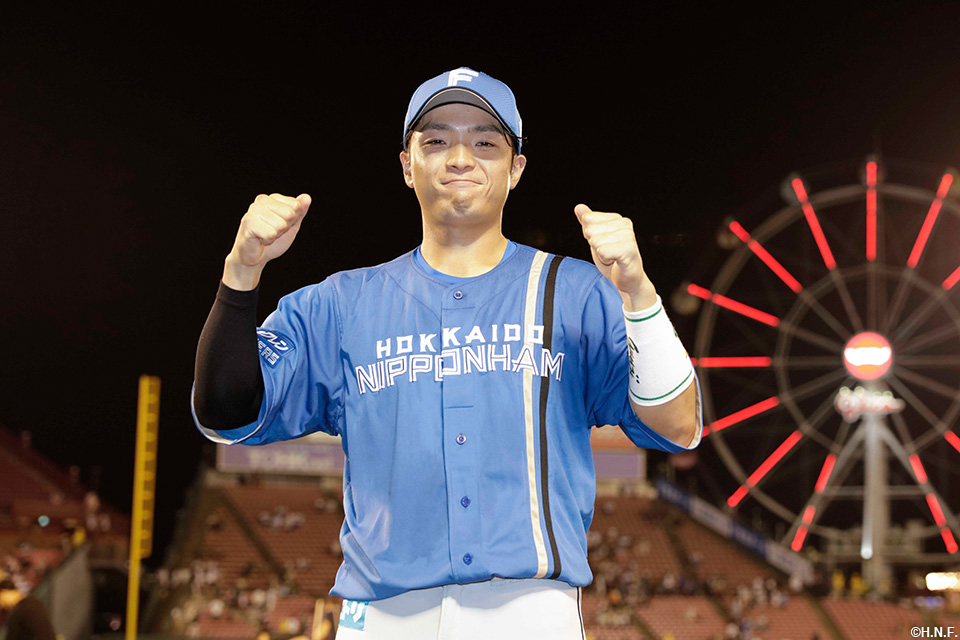 ヒーローの郡司選手